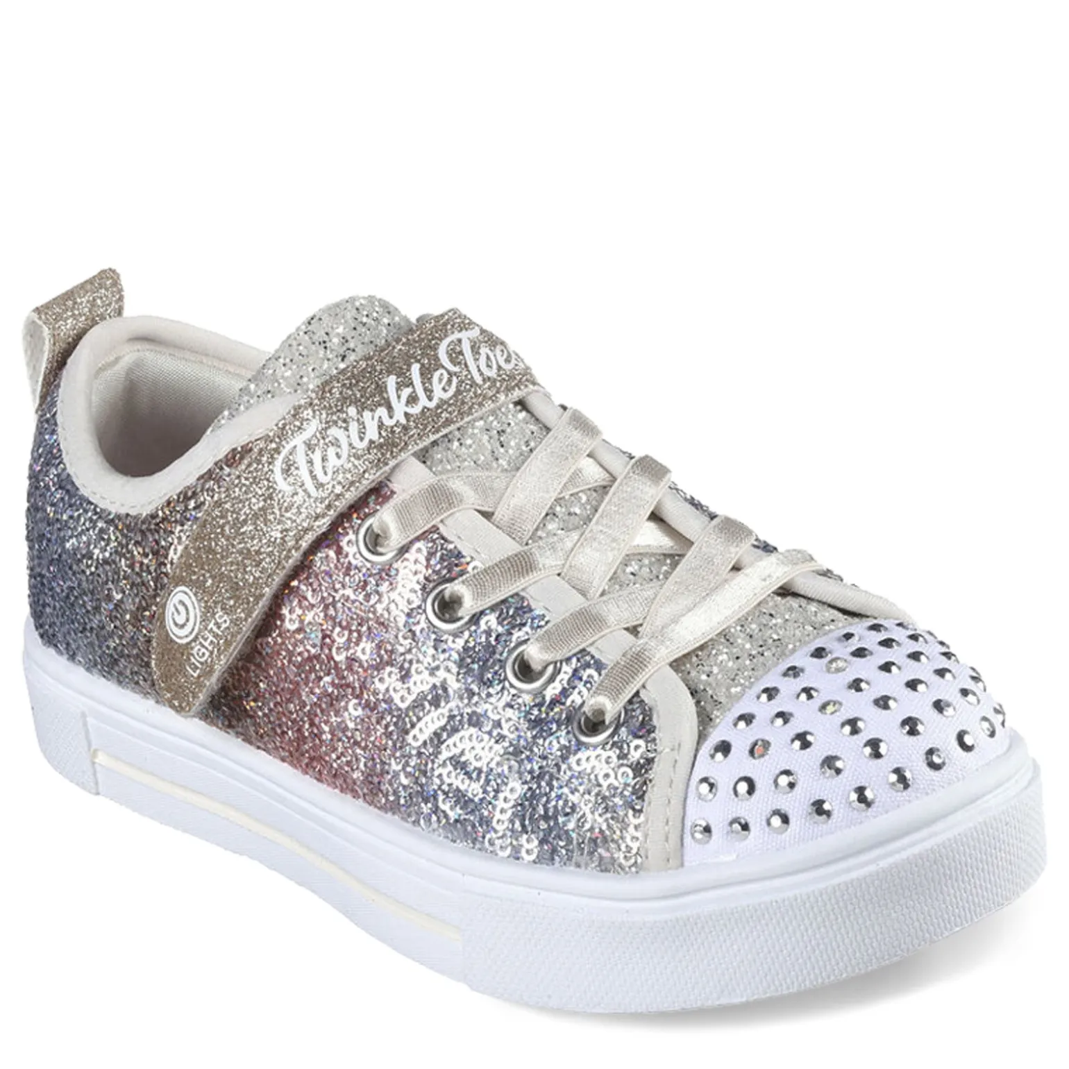 Girl's Skechers, Twinkle Toes: Twinkle Sparks - Sequin Flash Sneaker - Little Kid