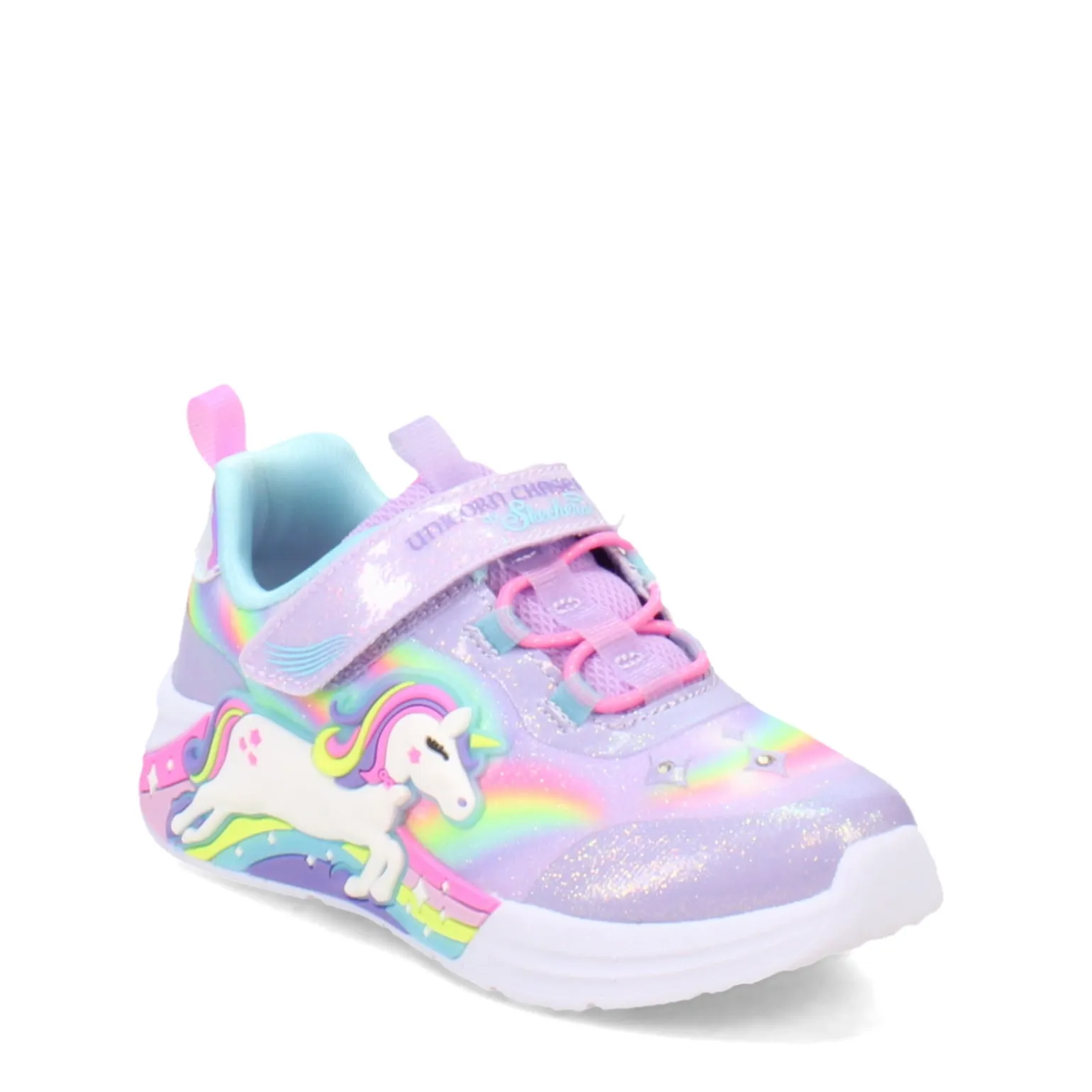 Girl's Skechers, Unicorn Chaser Sneaker -Toddler
