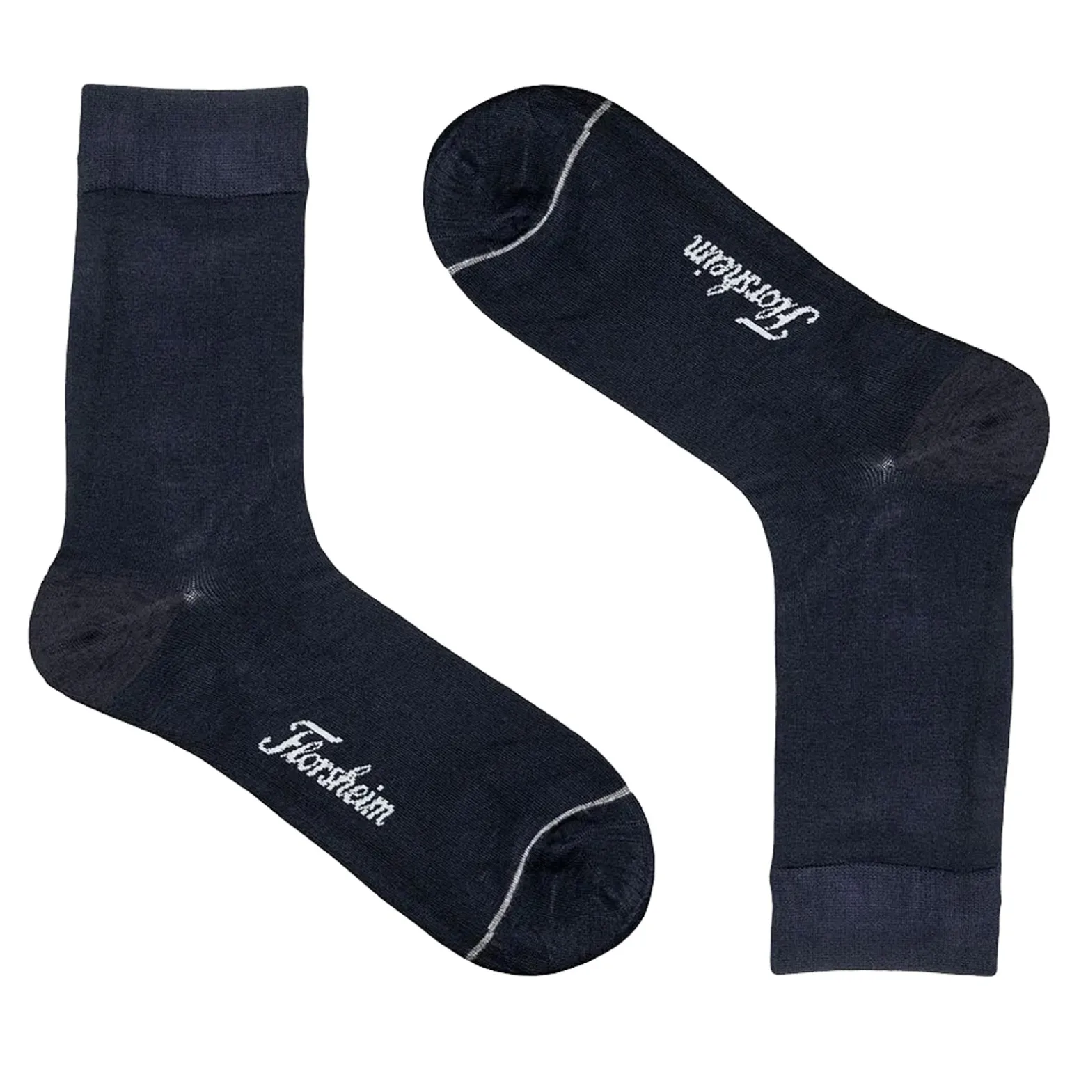 Men's Florsheim, Bamboo Flat Crew Dress Socks - One Pair