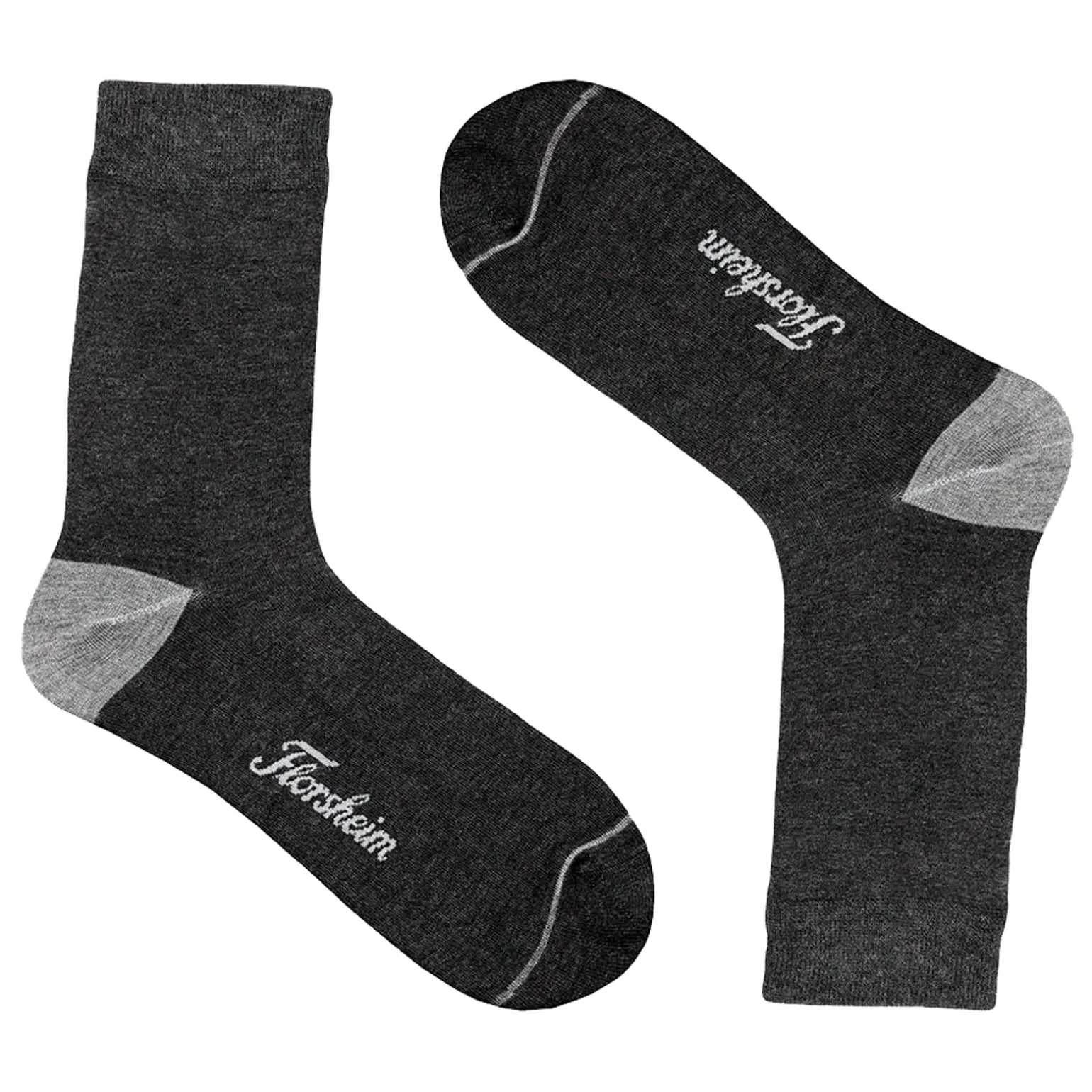 Men's Florsheim, Bamboo Flat Crew Dress Socks - One Pair
