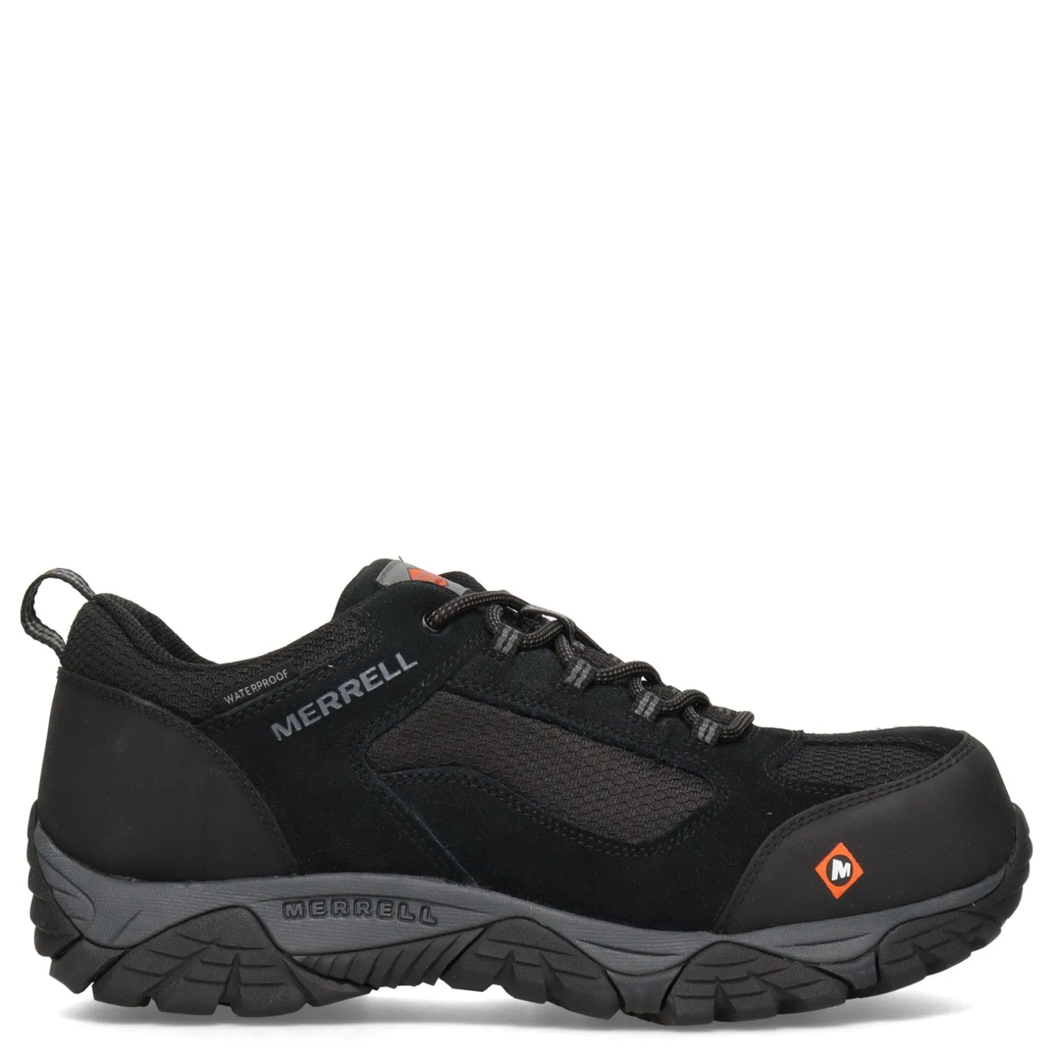 Men's Merrell, Moab Onset Low Waterproof Comp Toe Work Shoe - Wide Width