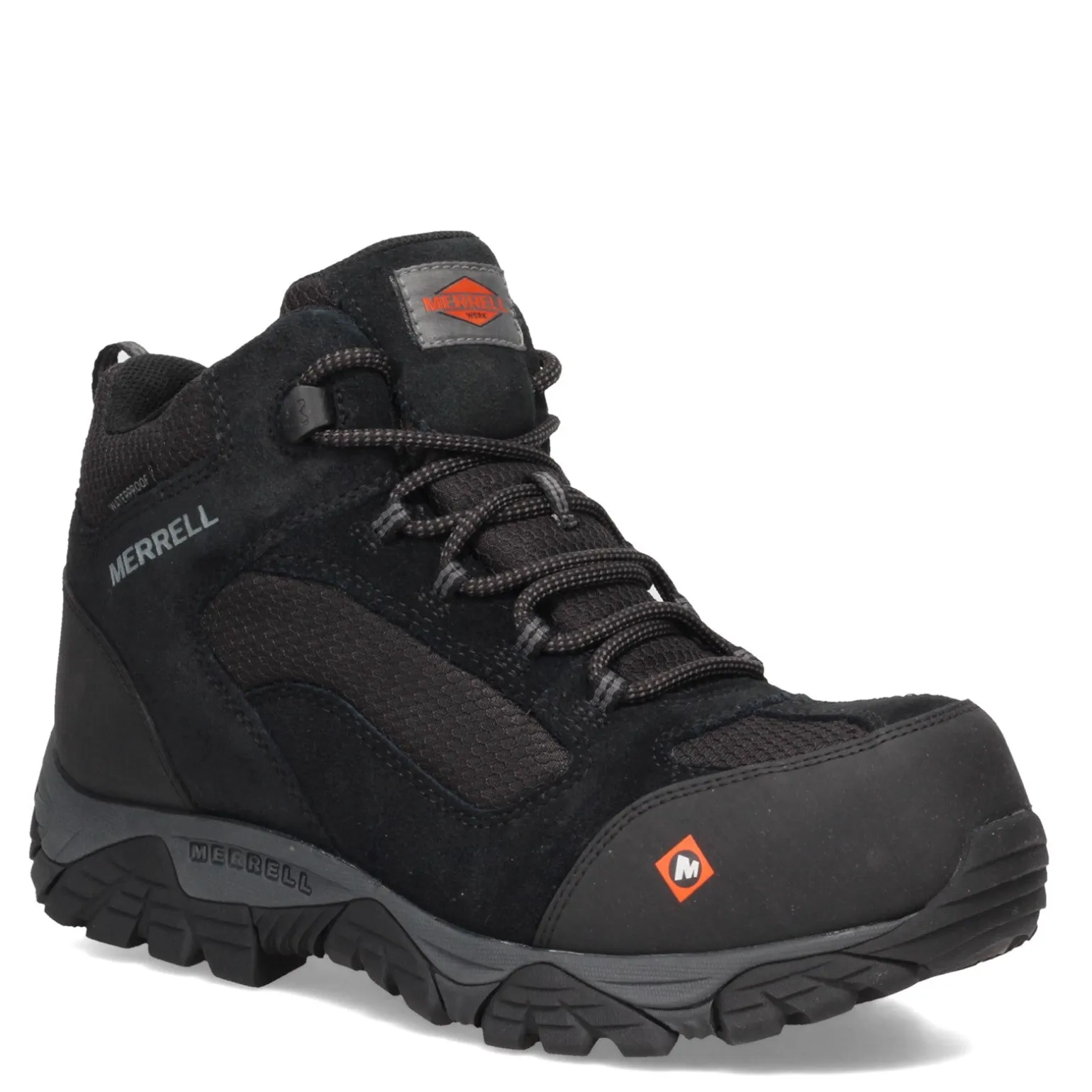 Men's Merrell, Moab Onset Mid Waterproof Comp Toe Work Boot