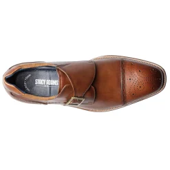 Men's Stacy Adams, Mathis Cap Toe Monk Strap