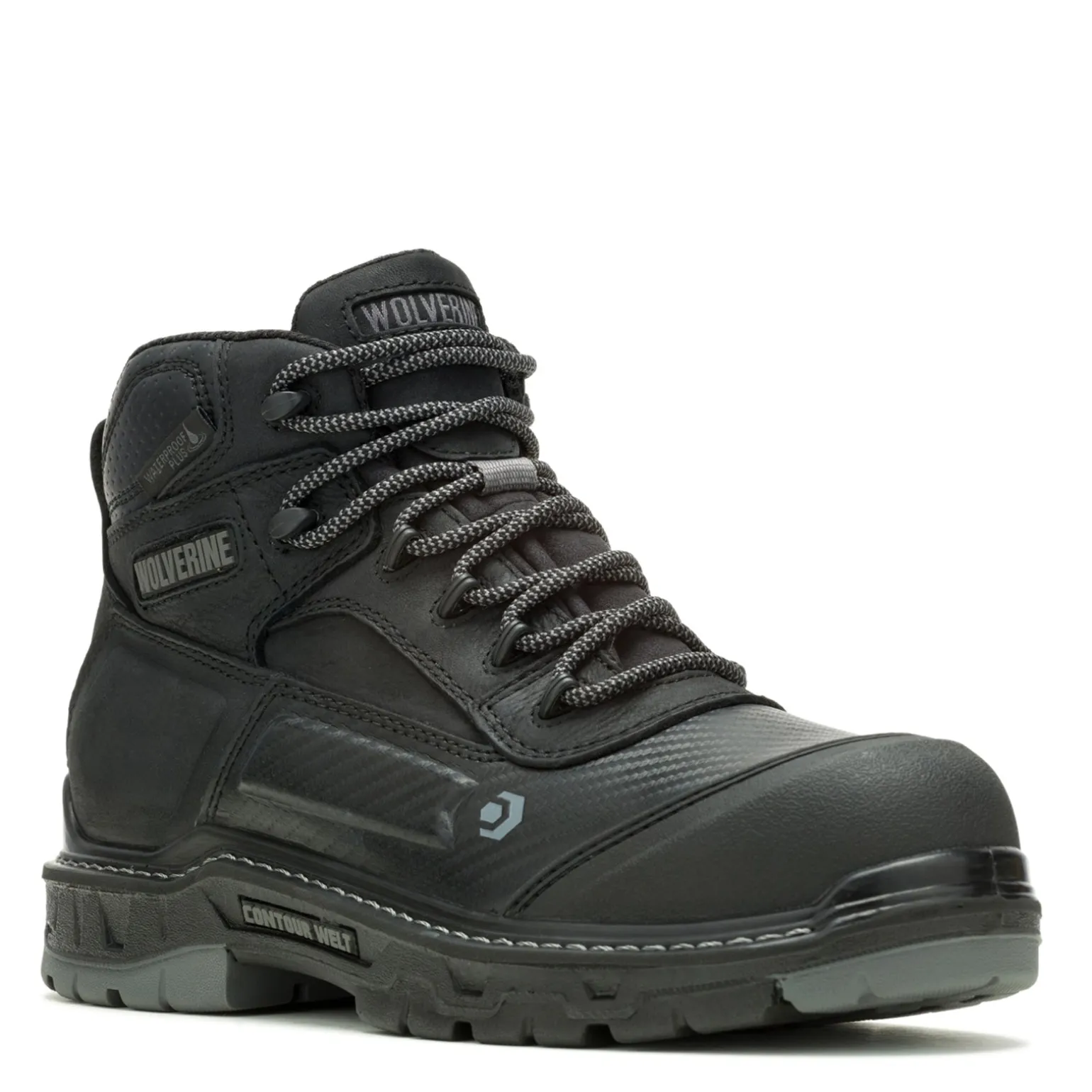 Men's Wolverine Boots, Overpass CarbonMax 6-inch Waterproof Composite Toe Work Boot