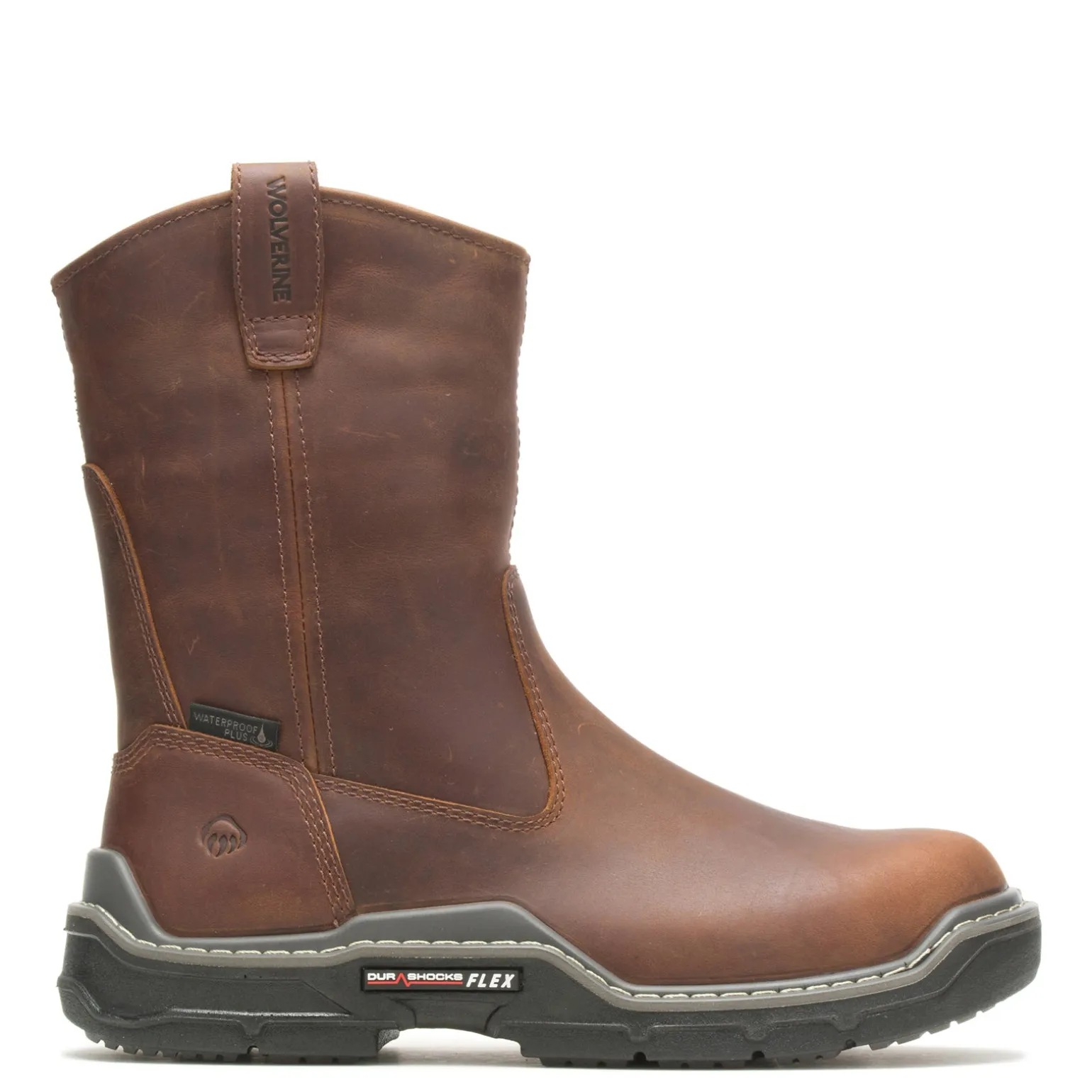 Men's Wolverine Boots, Raider Comp Toe Durashocks 10-inch Waterproof Wellington Work Boot