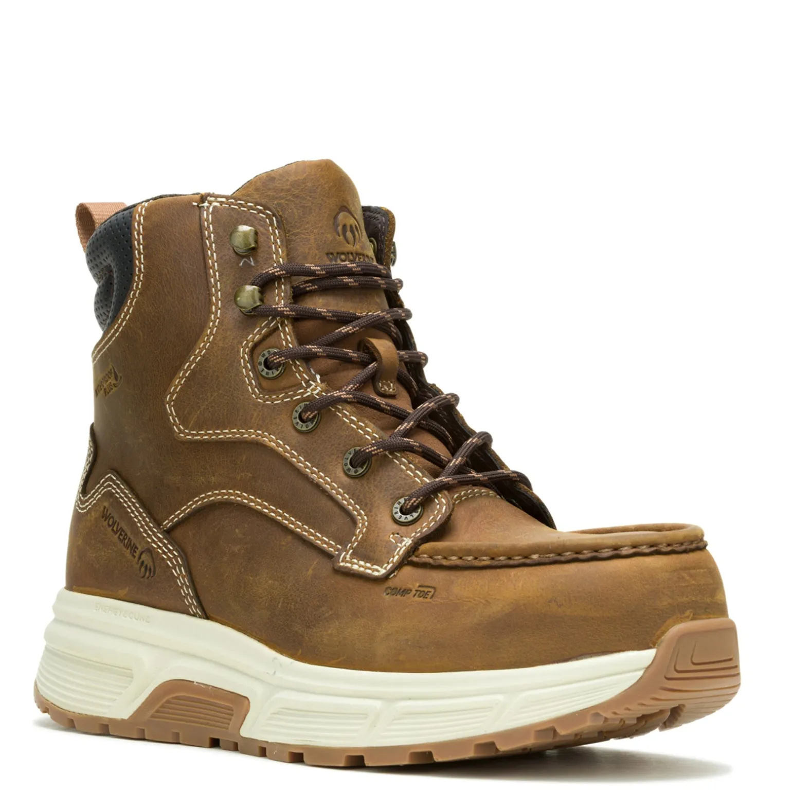 Men's Wolverine Boots, Ridge Performance Wedge 6-inch CarbonMax Waterproof Work Boot