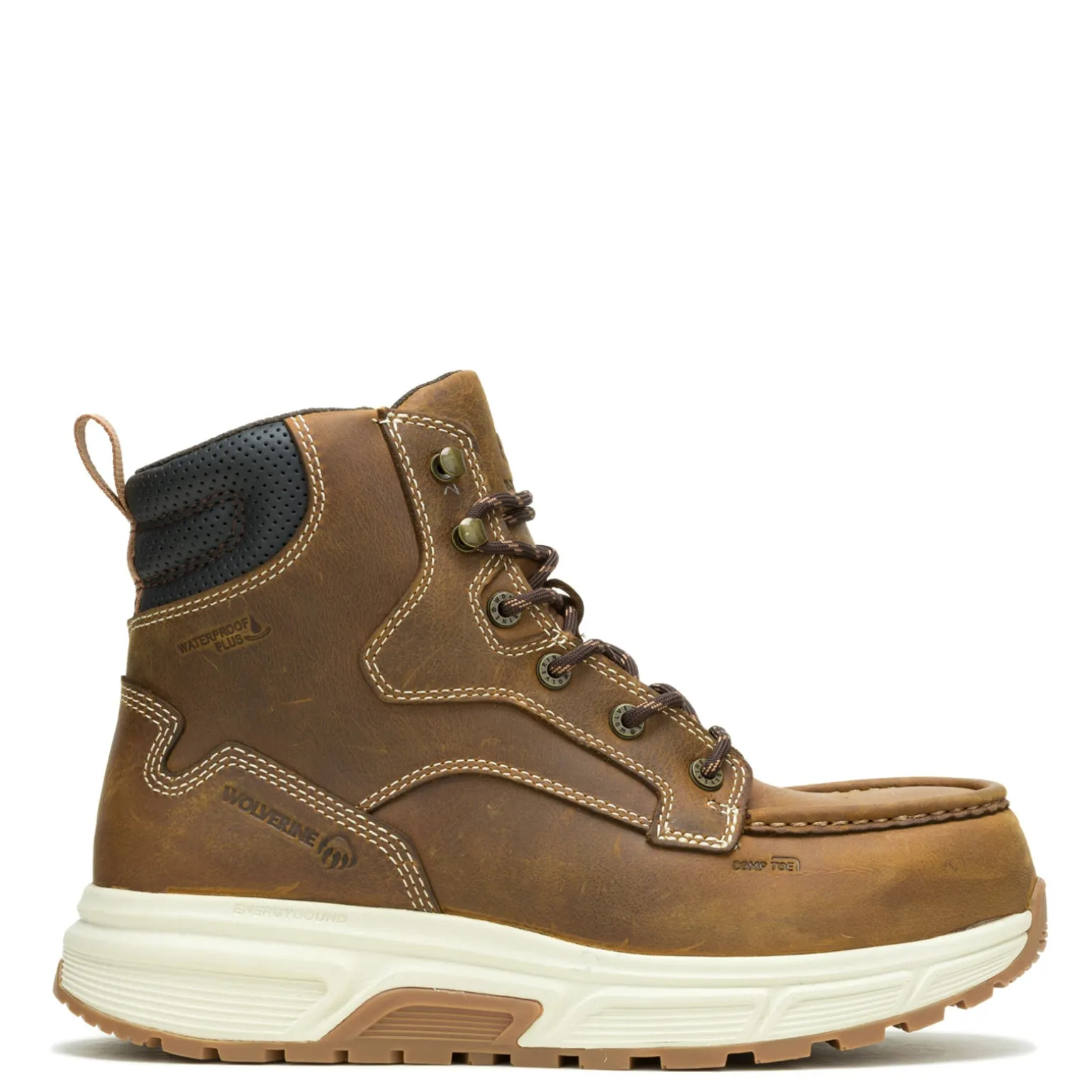 Men's Wolverine Boots, Ridge Performance Wedge 6-inch CarbonMax Waterproof Work Boot