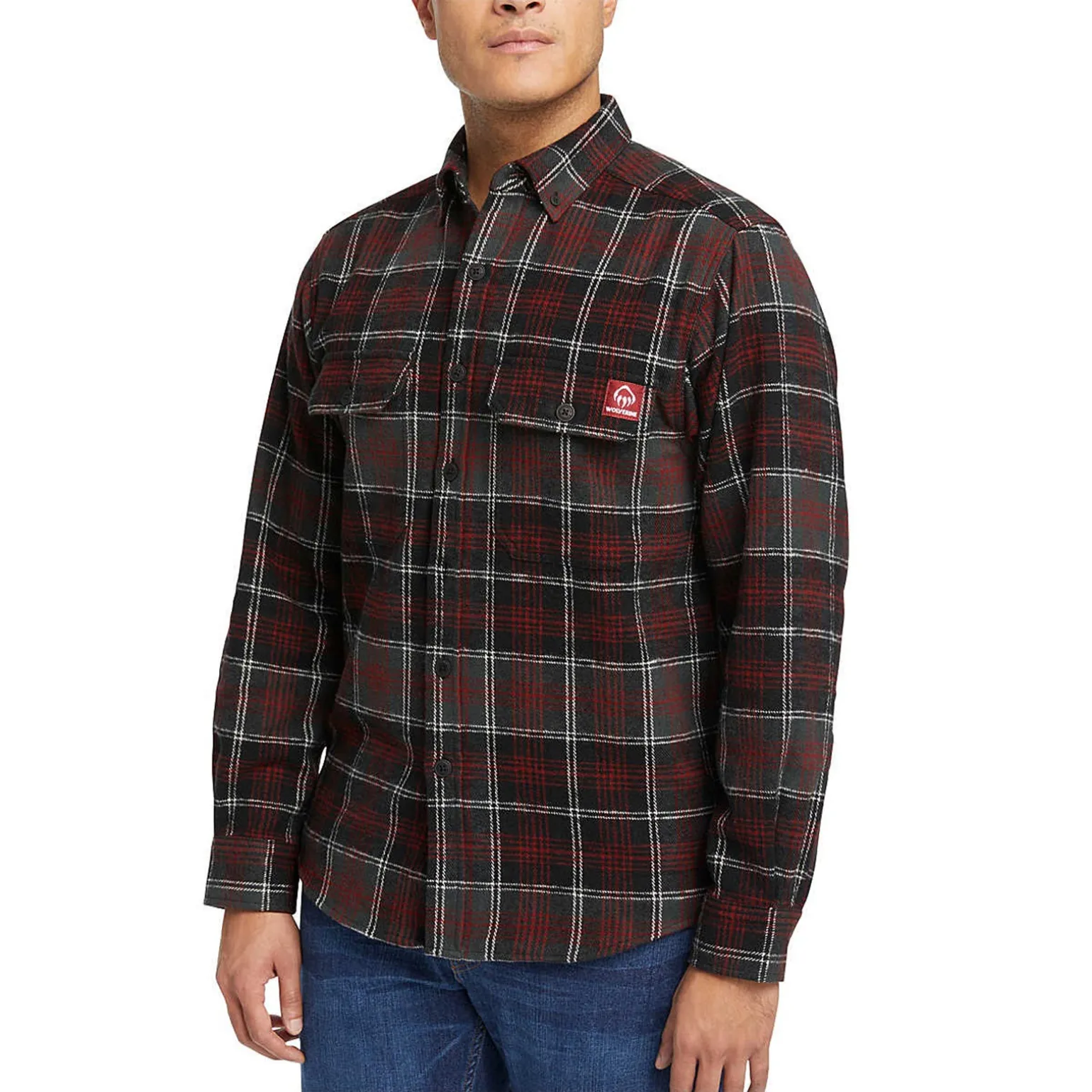 Men's Wolverine, Glacier Heavyweight Flannel Shirt