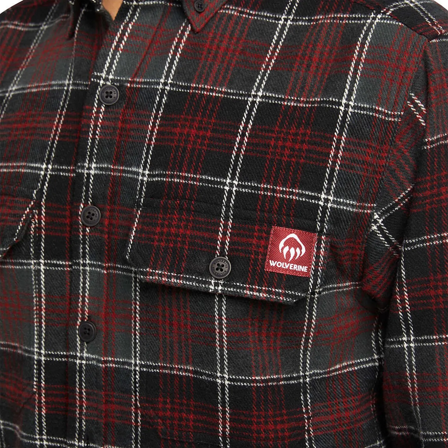Men's Wolverine, Glacier Heavyweight Flannel Shirt