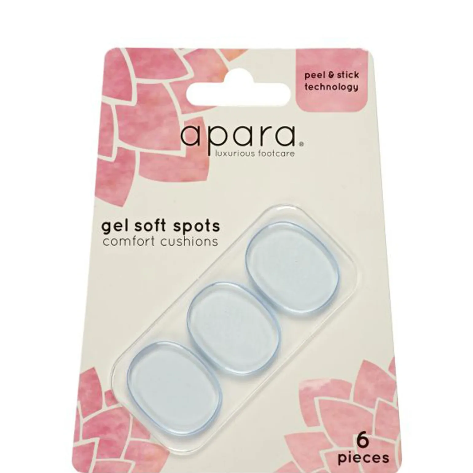 Unisex Sof Sole, Gel Soft Spots - 6 Pack