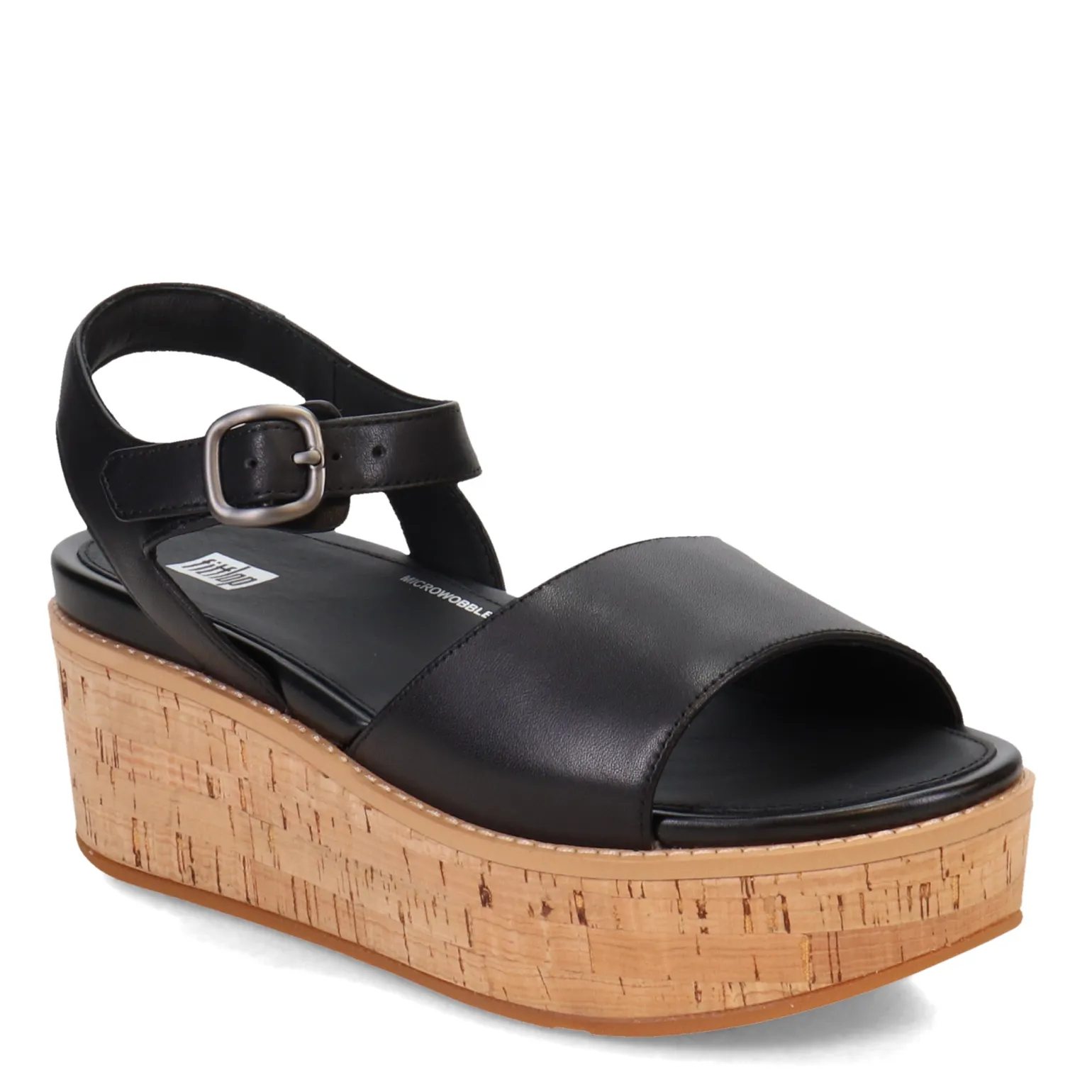Women's FitFlop, Eloise Cork Wrap Strap Sandal