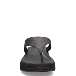Women's FitFlop, F-Mode Espadrille Glitz Thong Sandal