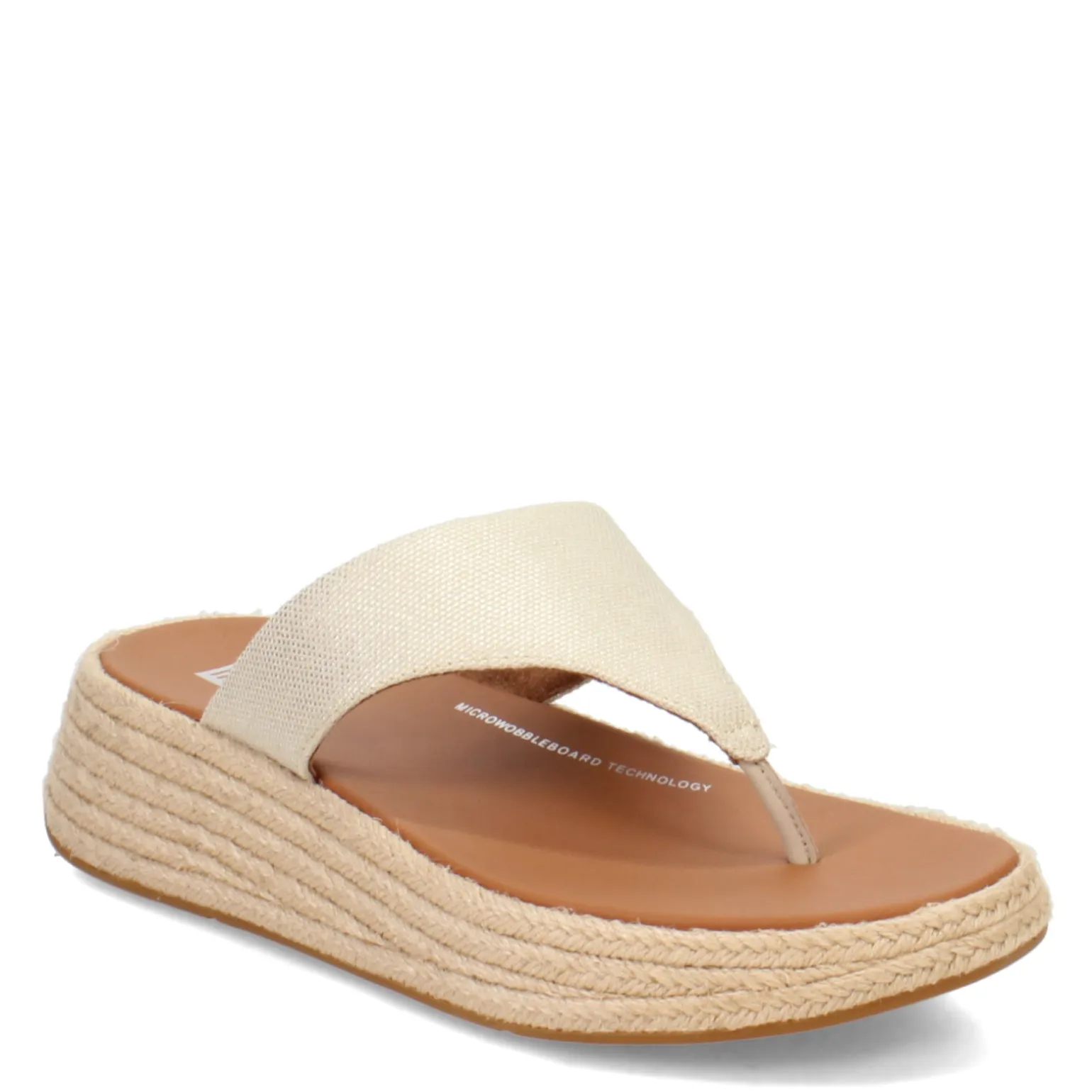 Women's FitFlop, F-Mode Espadrille Glitz Thong Sandal