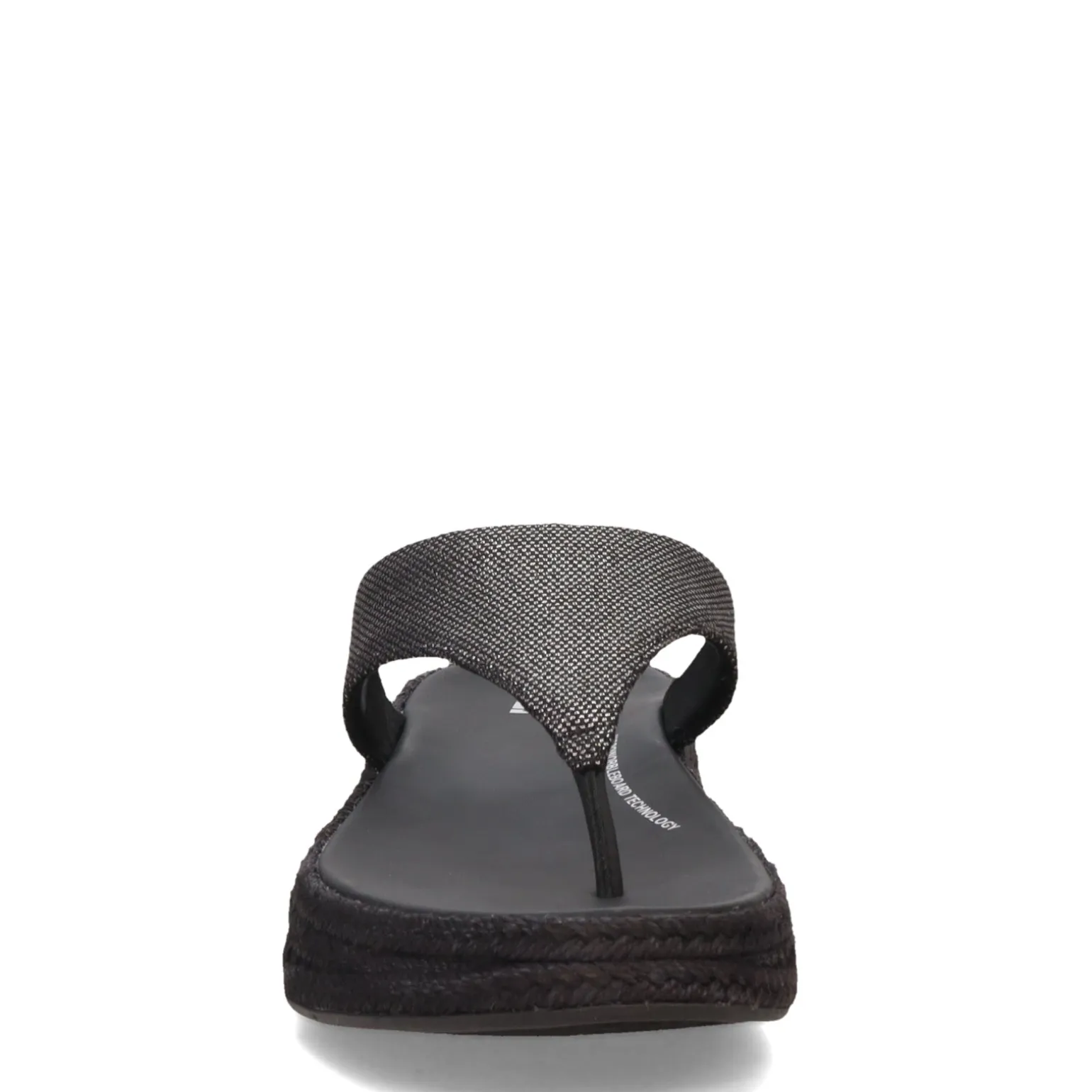 Women's FitFlop, F-Mode Espadrille Glitz Thong Sandal