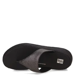 Women's FitFlop, F-Mode Espadrille Glitz Thong Sandal