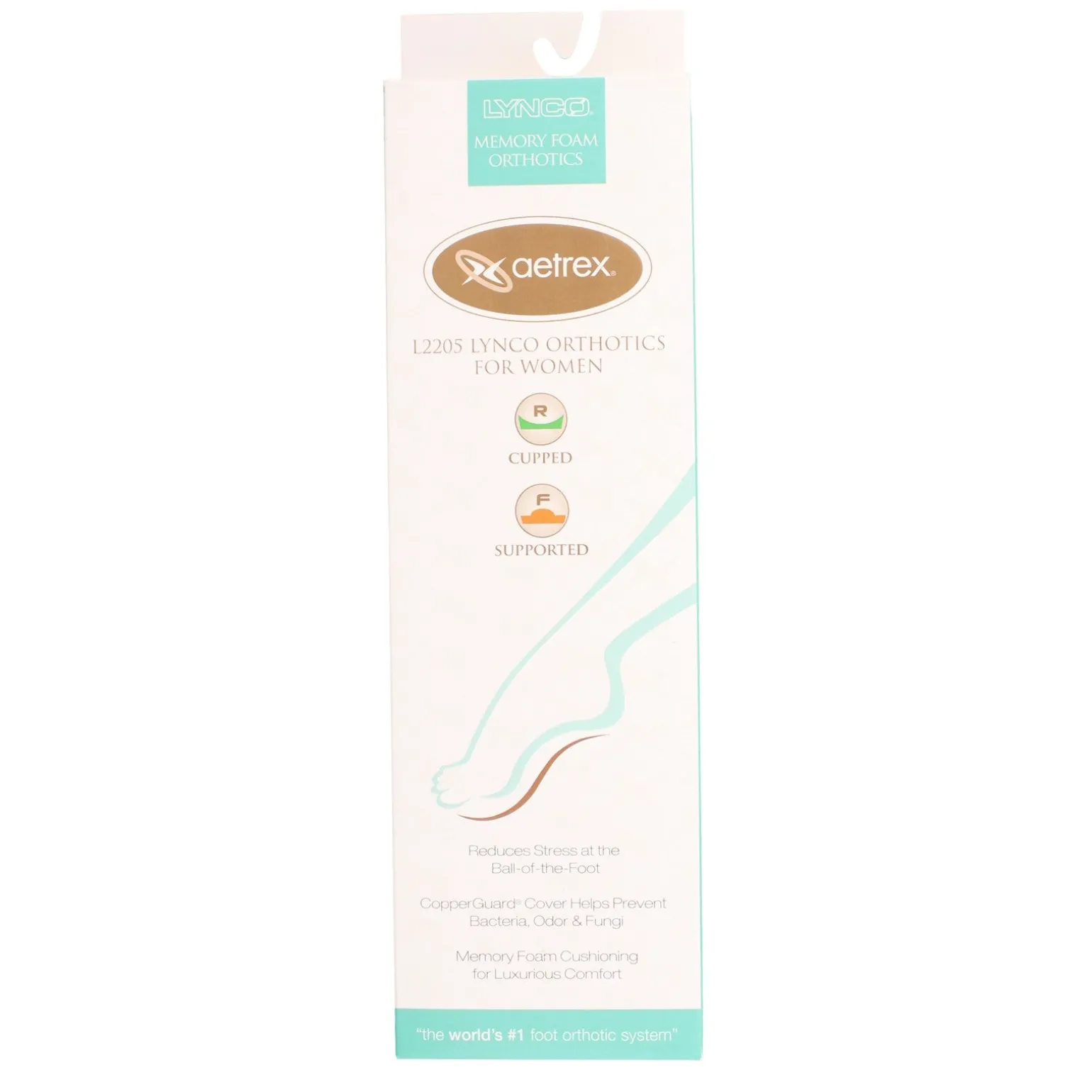 Women's Lynco by Aetrex, Memory Foam Ortho Cup/Support