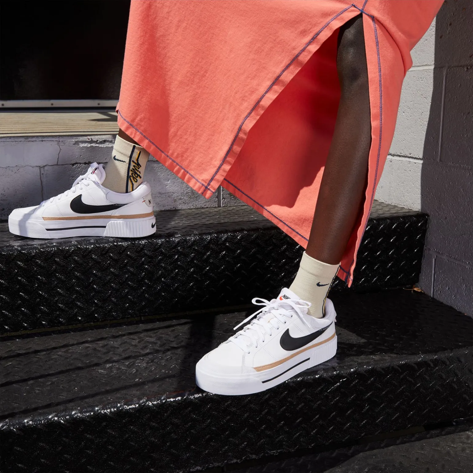 Women's Nike, Court Legacy Lift Platform Sneaker